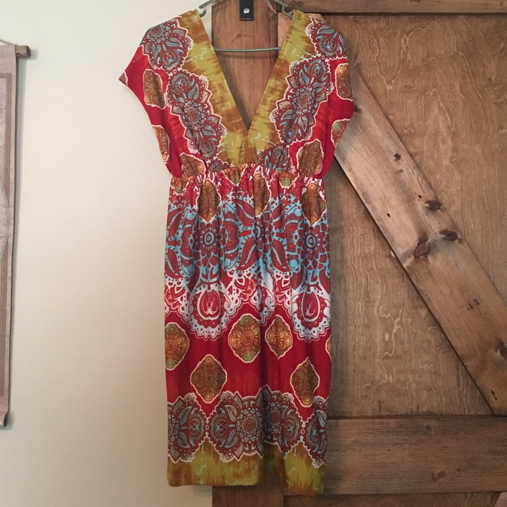 Fun printed dress!