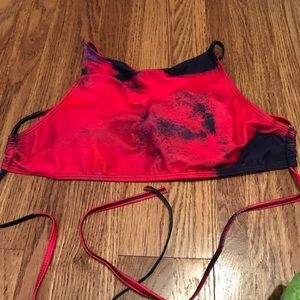 High neck bikini top