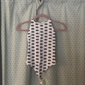 American Apparel Lips Body Suit