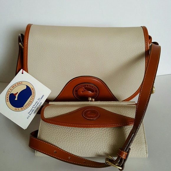 Dooney & Bourke Handbags - DOONEY & BOURKE VINTAGE FLAP BAG AND WALLET