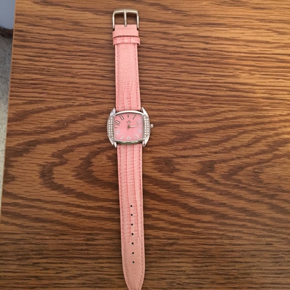 Pink Watch with Rhinestone Accents! - Picture 2 of 4