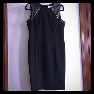 Black knee length Calvin Klein dress