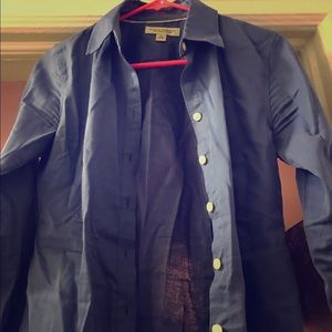 Blue Banana Republic stretch Collar Shirt