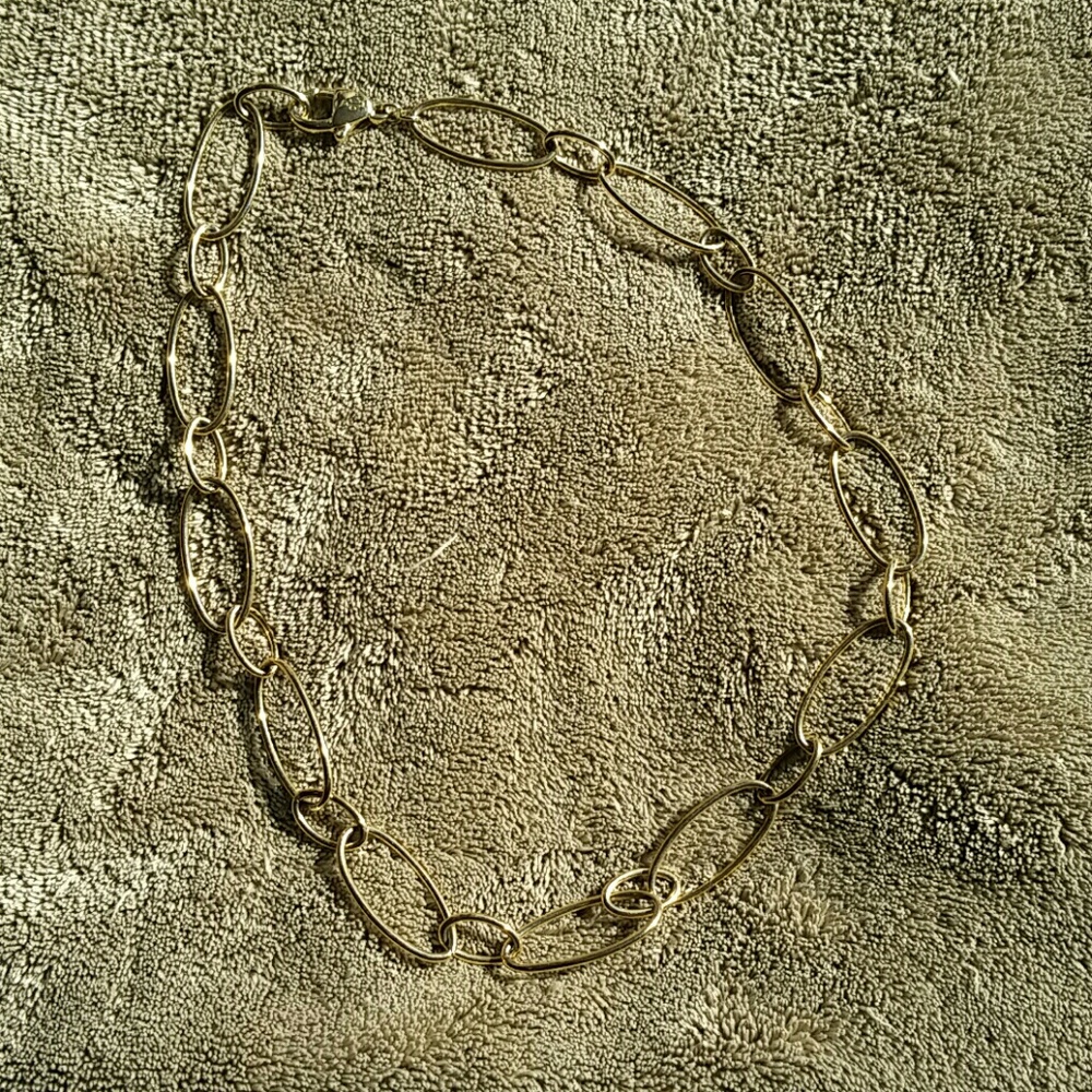 Ralph Lauren short gold chain neclace