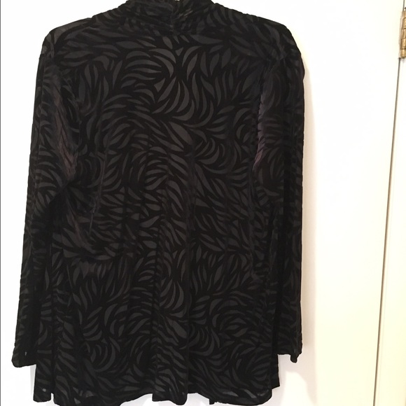 3 Piece Evening Black Jacket,Tank & Velvet Pants - Picture 3 of 6