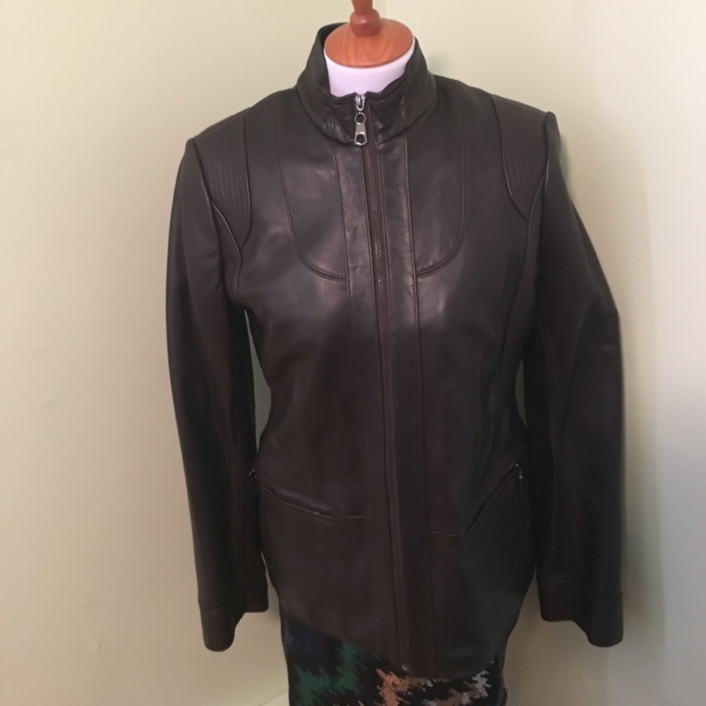 Leather Jacket NWOT - Picture 2 of 4