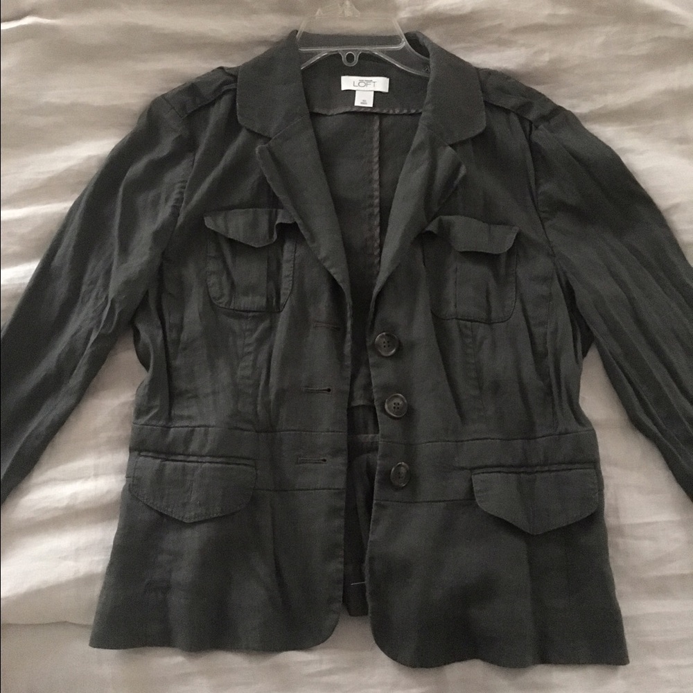 LOFT Hunter Green Blazer