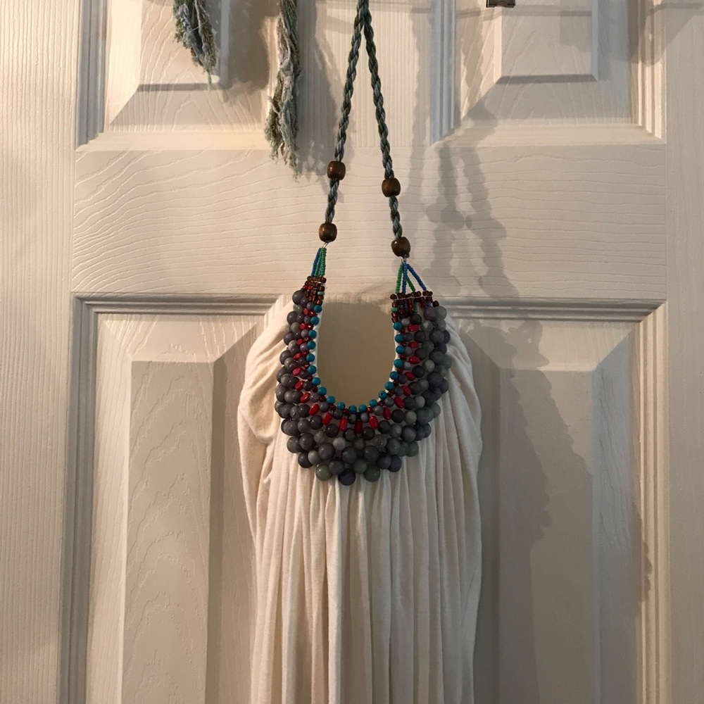 Long white maxi dress cotton