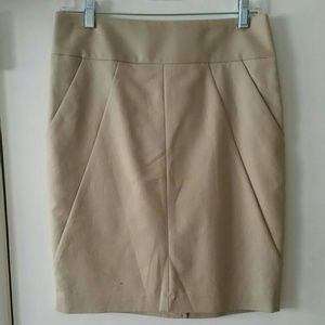 The Limited Collection tan pencil skirt