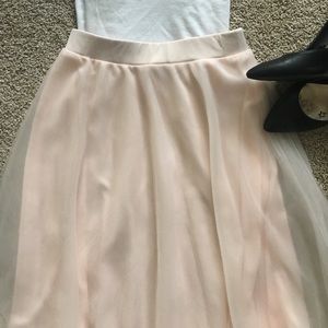 🔥 Fire Sale 🔥 Blush Tulle Skirt