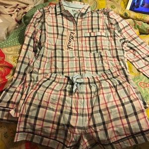 Kittenish Plaid Boxer Set (L)