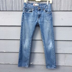 Levis 511 Skinny Jeans Boys 29x29 Distressed