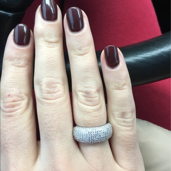 Brand new Pave Earrings and ring size 7 - Picture 3 of 4