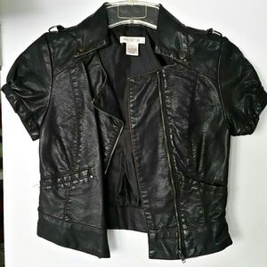 Arden B faux leather jacket