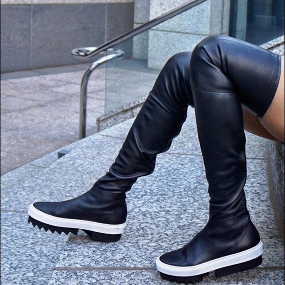 NWT GIVENCHY THIGH HIGH LEATHER BOOTS