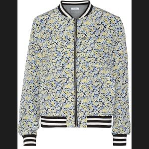 Equipment Femme 100%Silk floral jacket
