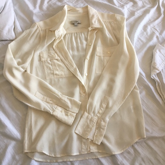 J. Crew Tops - J.Crew Silk Button Down Blouse.