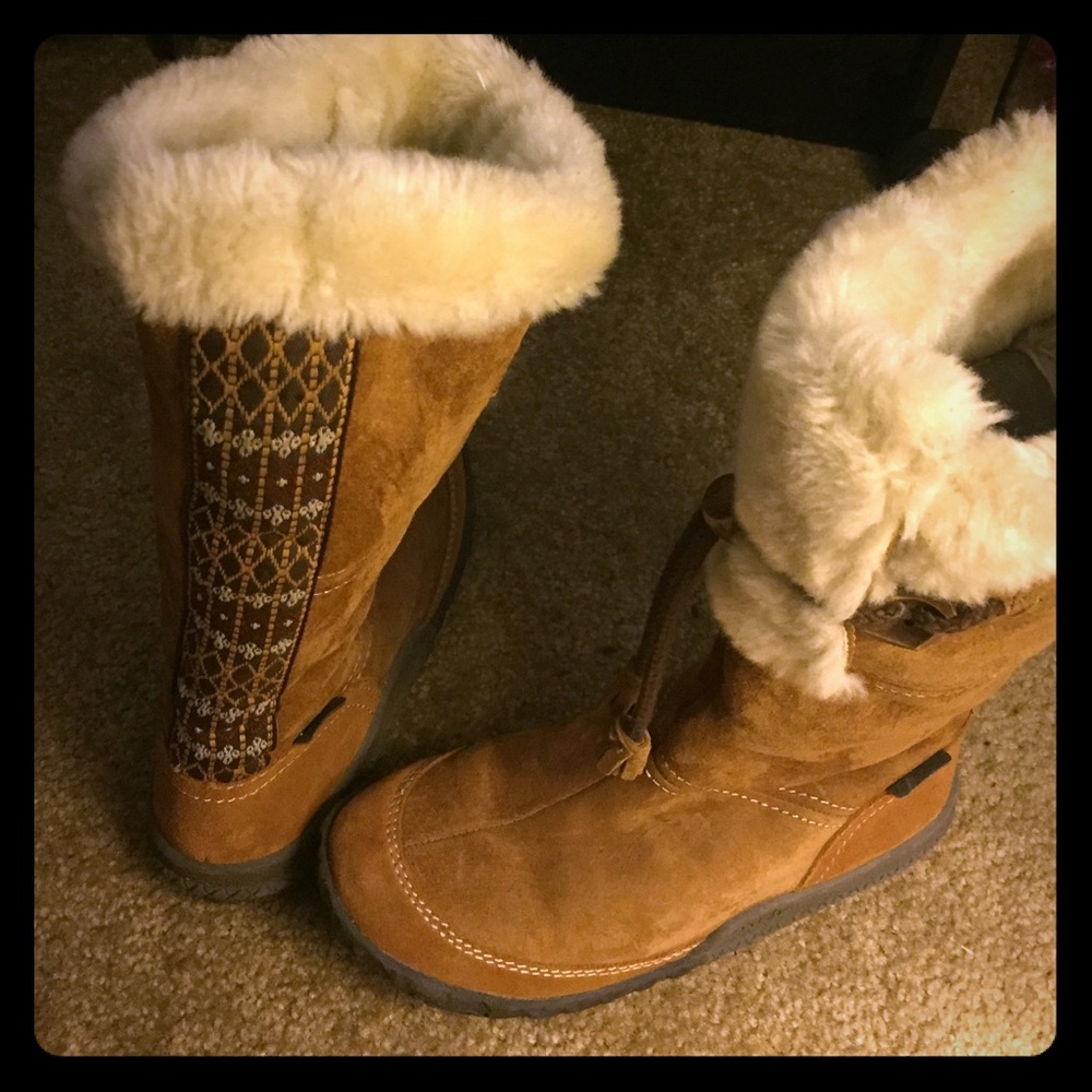 Lined winter boots