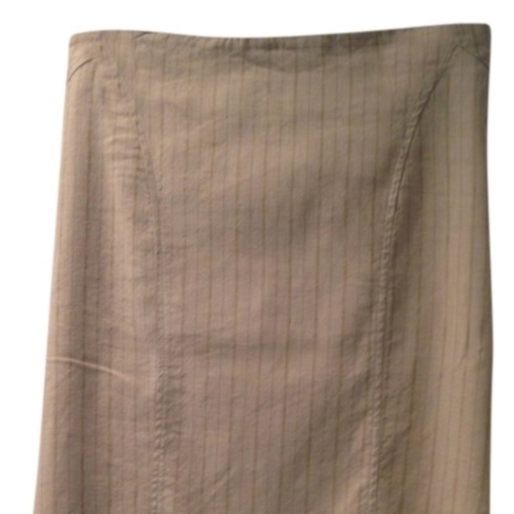 Bebe beige pencil skirt