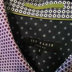 Ted Baker London Size 4 Button Down Shirt