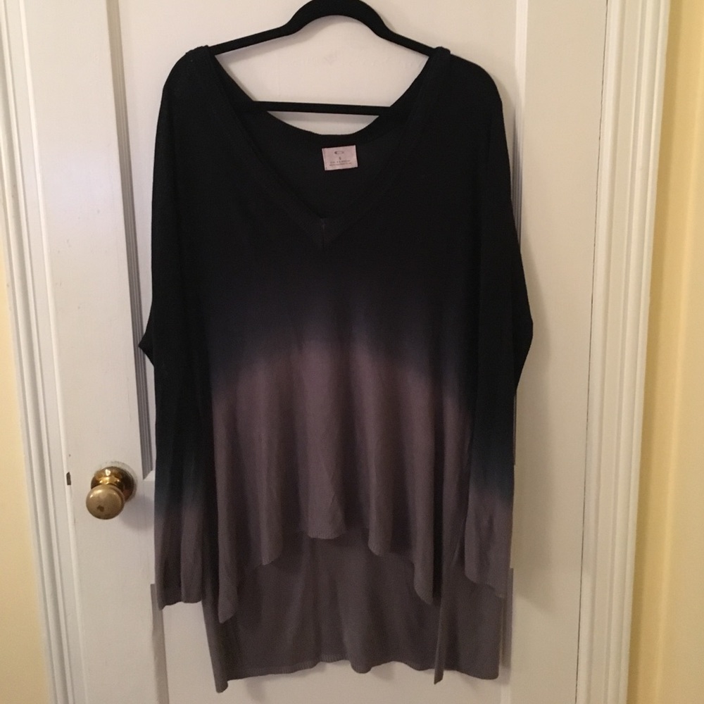 blue/grey long sweater