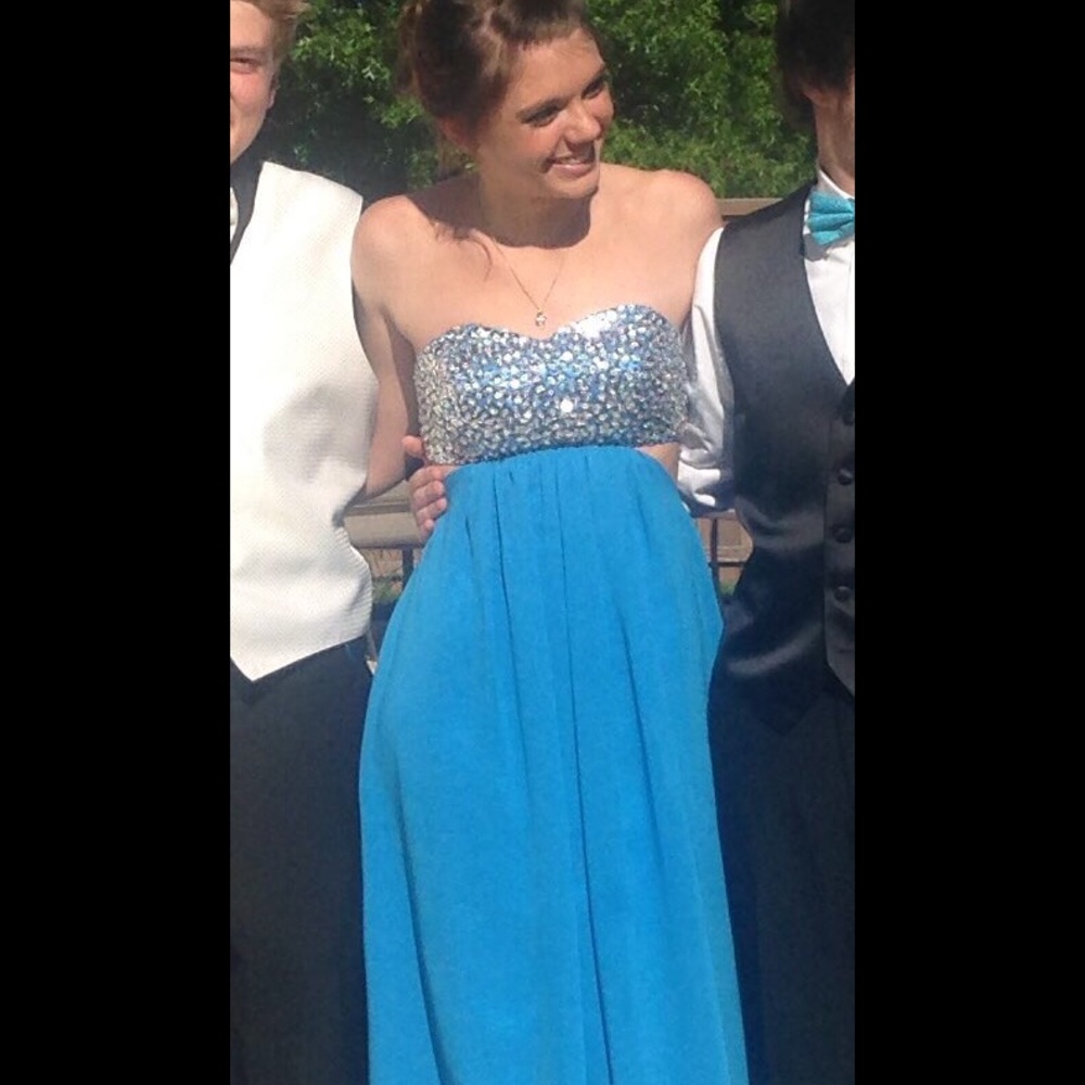 Strapless Prom Dress