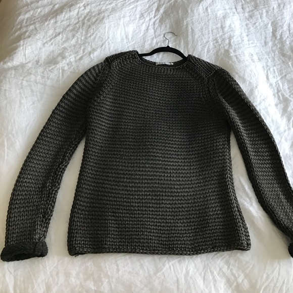 T by Alexander Wang Sweaters - T by Alexander Wang dark grey knitted sweater in S