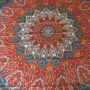 Large silk beach blanket