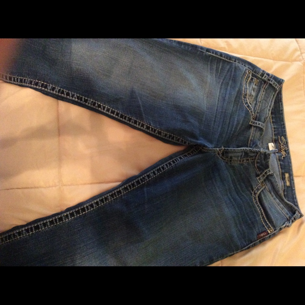 Silver Suki Capri jeans size 33