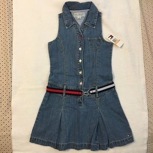 New🎀  Girls Tommy Hilfiger Denim Dress
