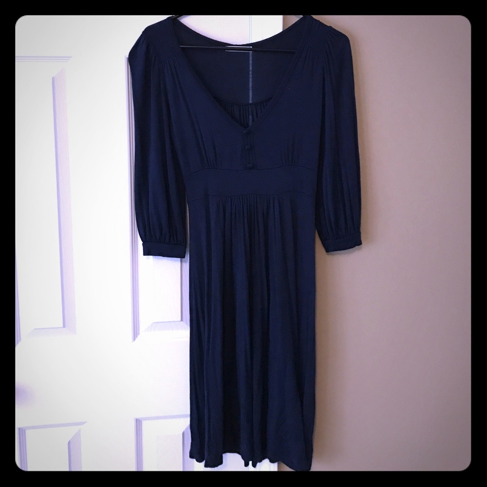 Navy cotton dress