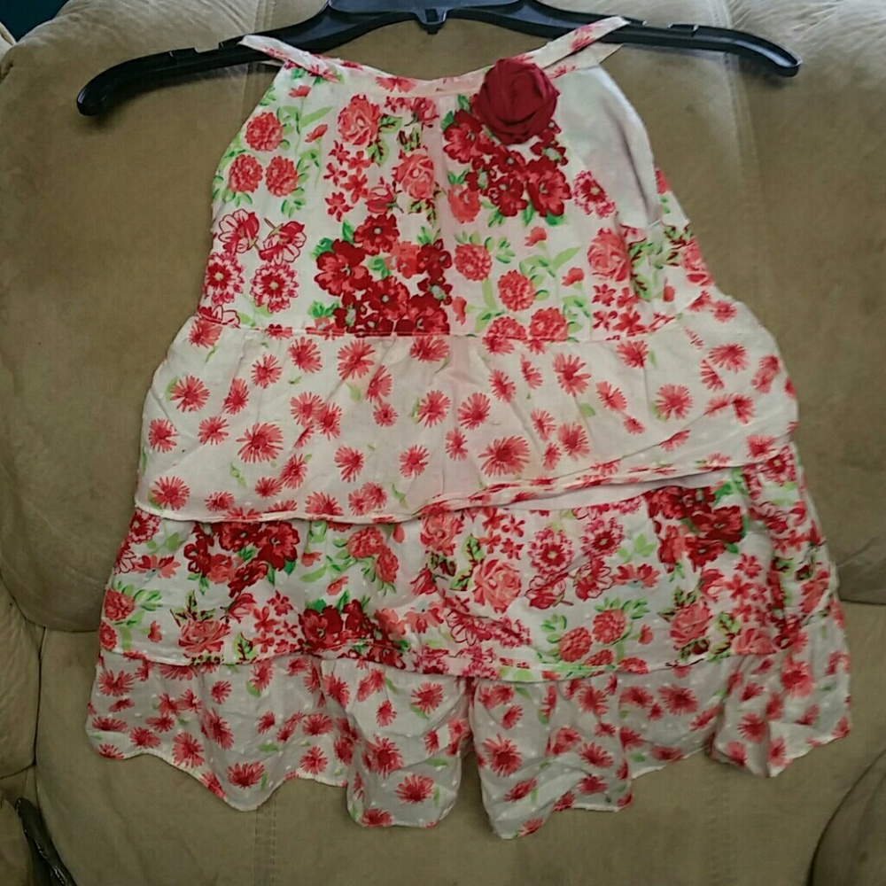 Little girl 2t floral sun dress