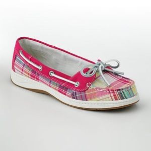 Plaid Boat Shoes