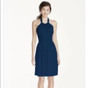 Size 6 David's Bridal Marine Bridesmaid dress