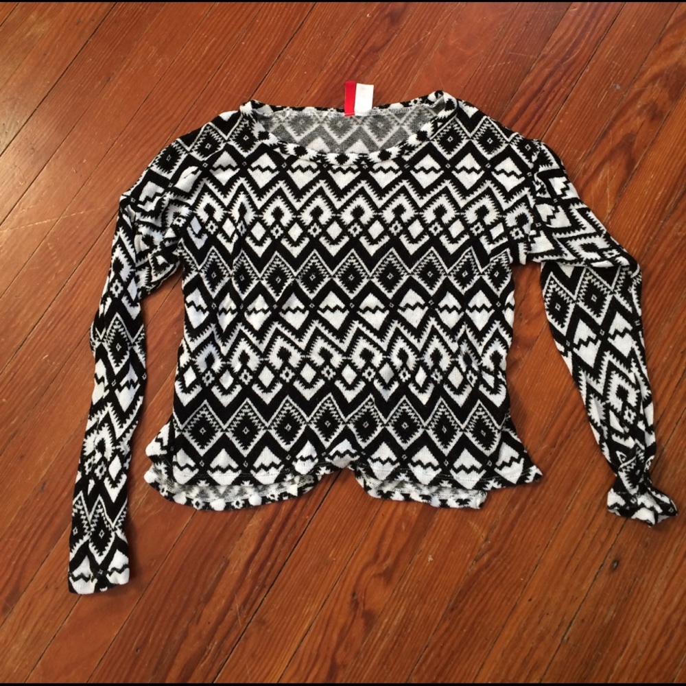 Tribal print sweater
