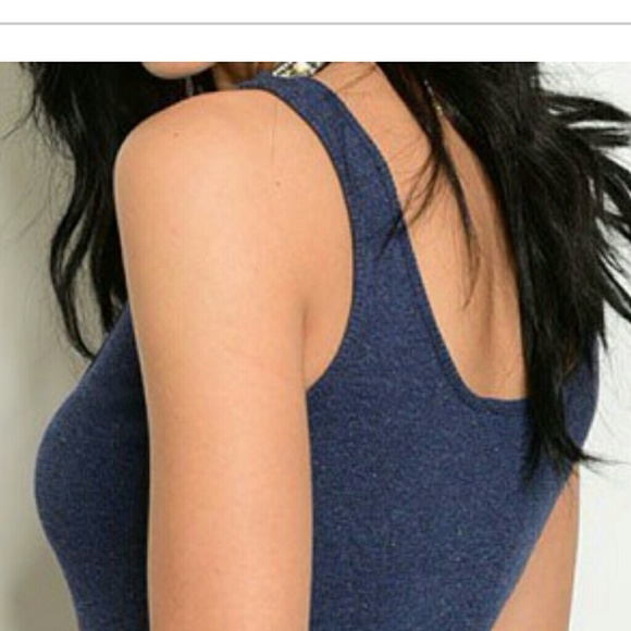 **TOP RATED**Lace Up Ribbed Body Suit Tank - Picture 4 of 6