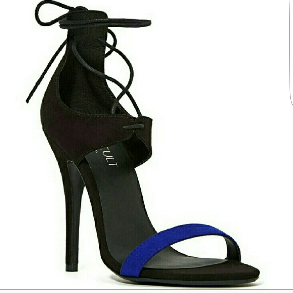 Nasty Gal Black Shoe Cult Midnight Oil Heel