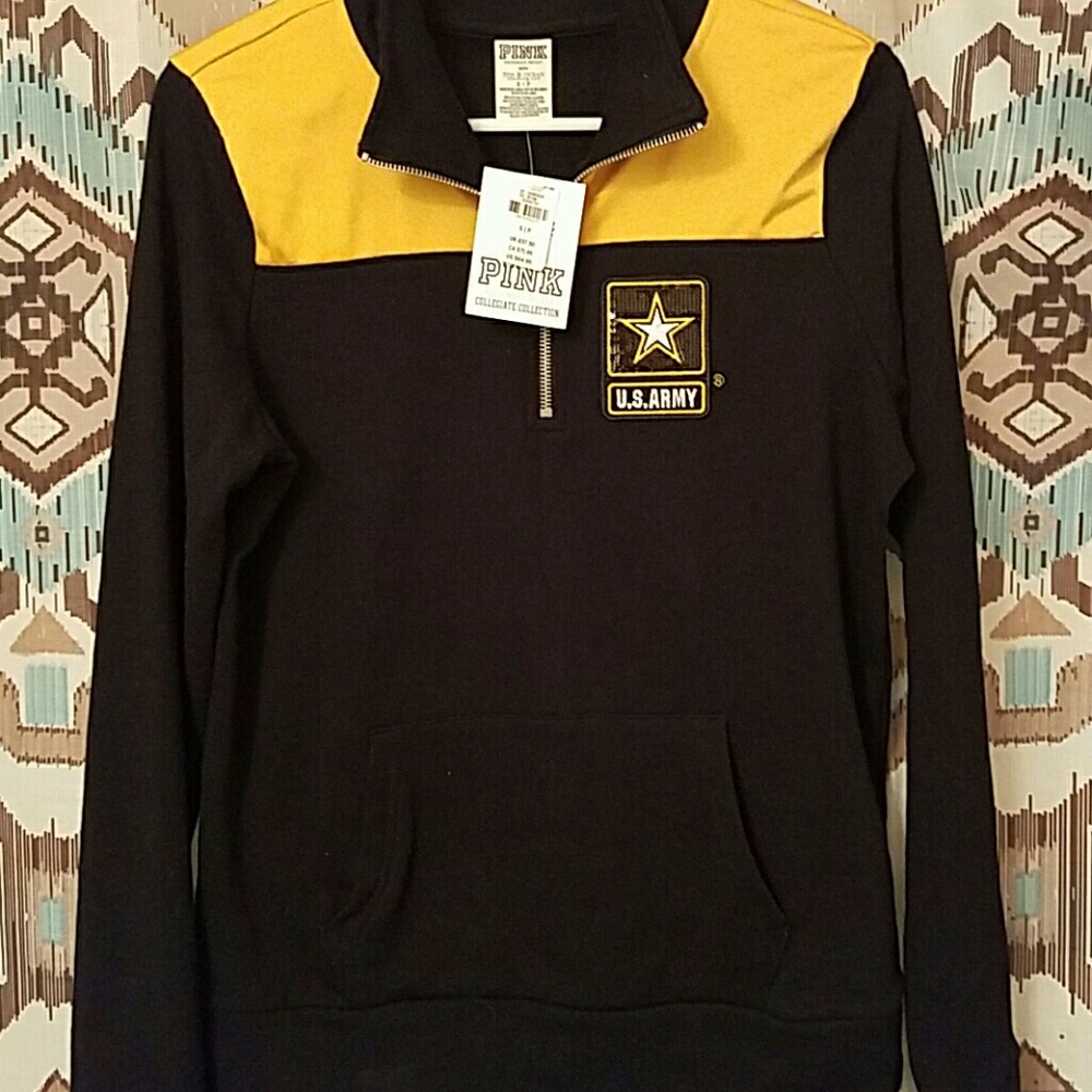 🚫❌SOLD❌🛇NWT Bling ARMY 3/4 zip