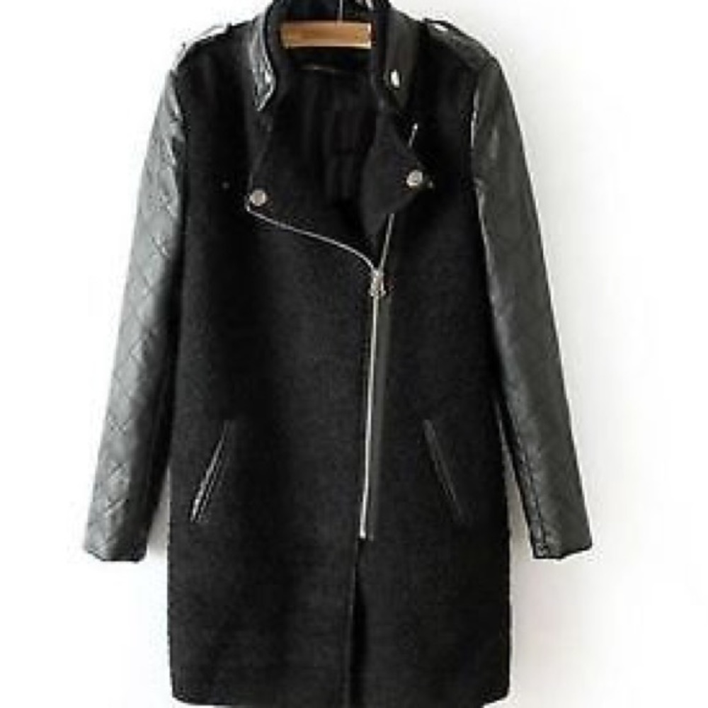 Quilted sleeves Zara coat