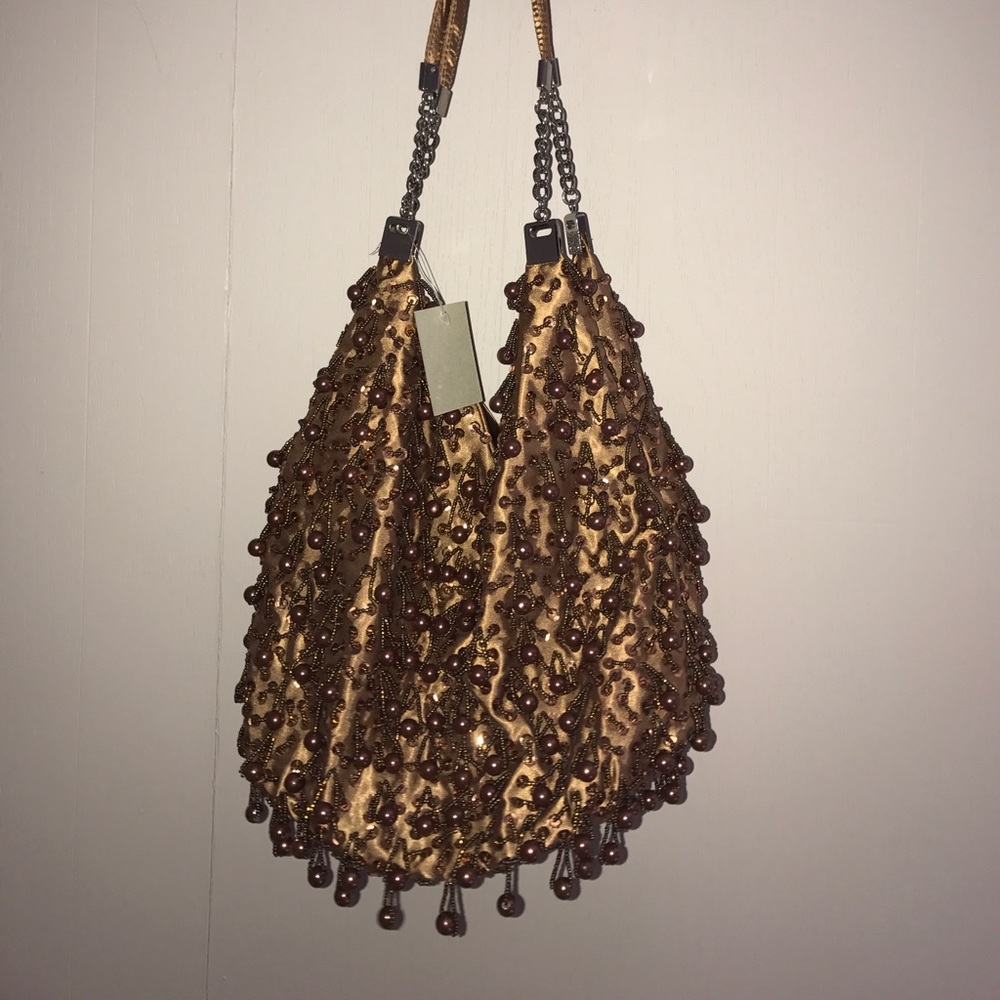 Copper beaded hobo