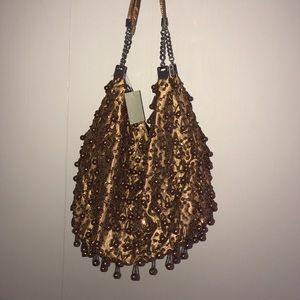 Copper beaded hobo