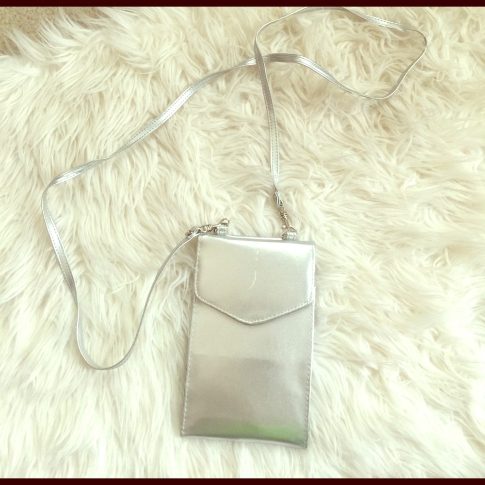 Silver Purse Crossbody