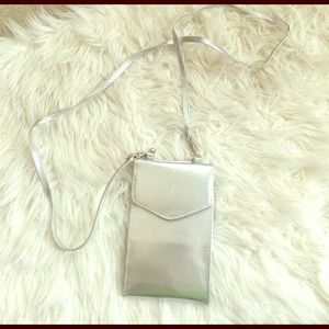 Silver Purse Crossbody