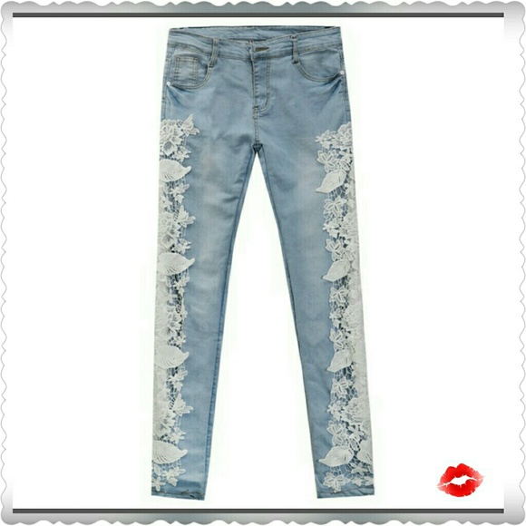 Floral design jeans - Picture 2 of 7