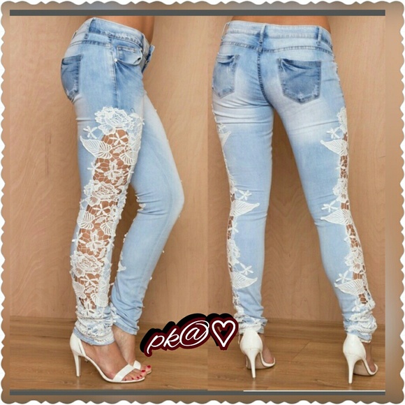 Floral design jeans - Picture 7 of 7