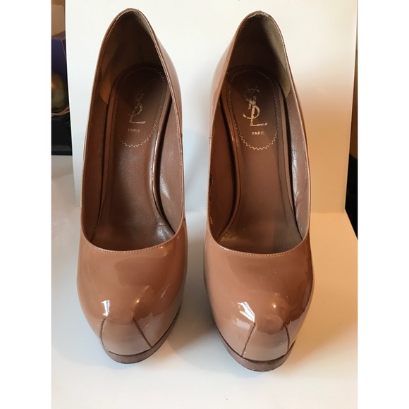 YVES SAINT LAURENT NUDE TRIBTOO PUMP size 39/9 - Picture 4 of 6
