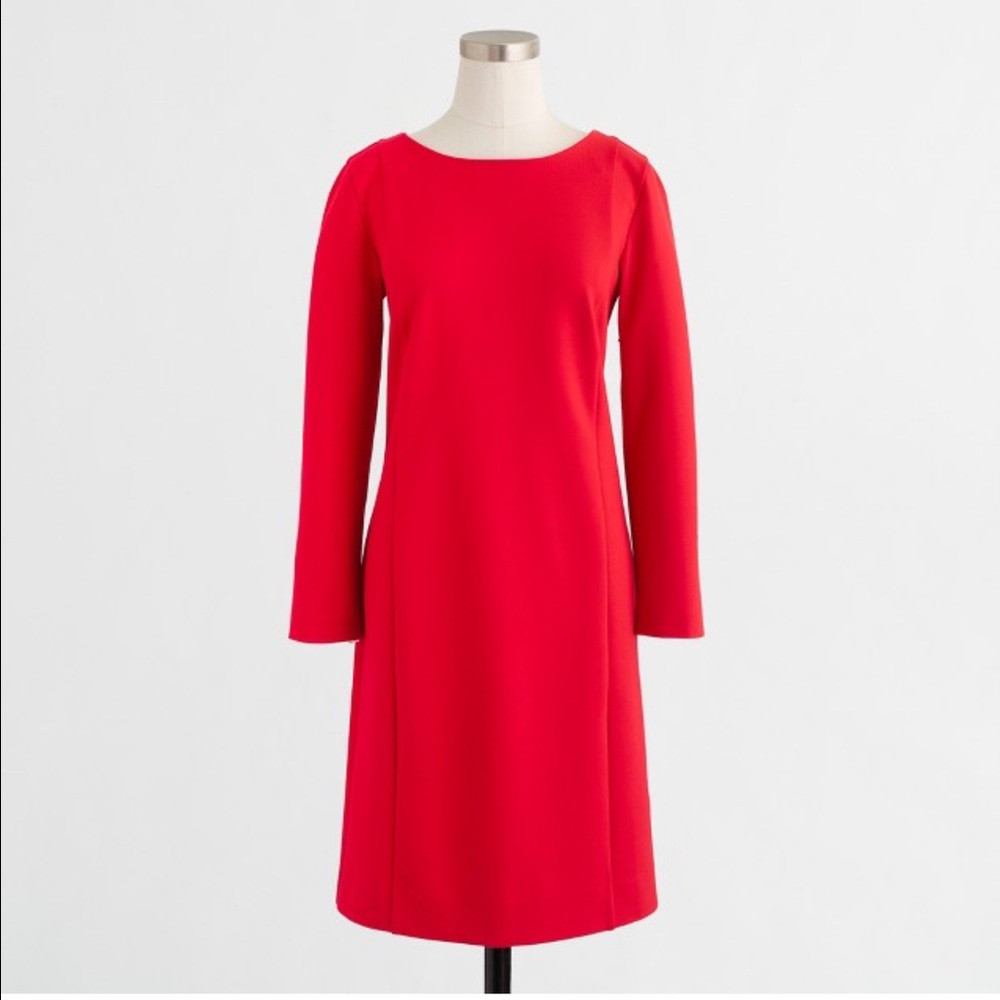 Jcrew red dress