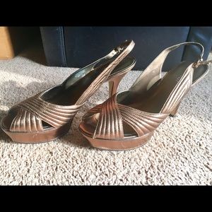 Nine West high heel shoes size 10 1/2.