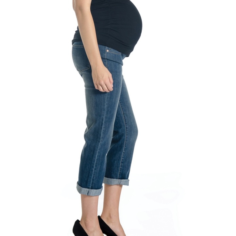 Lilac Maternity Boyfriend Jean