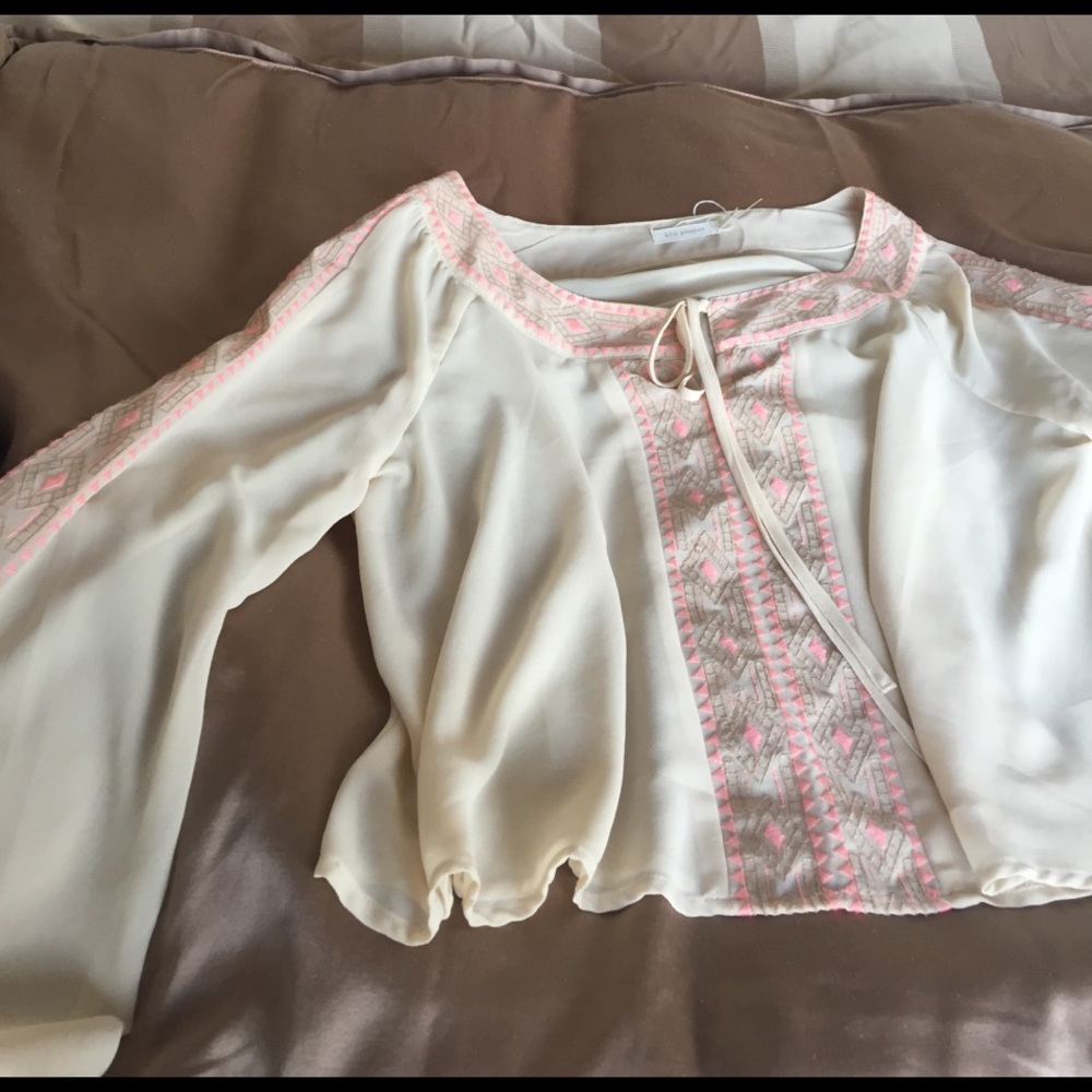 Bohemian style crop top